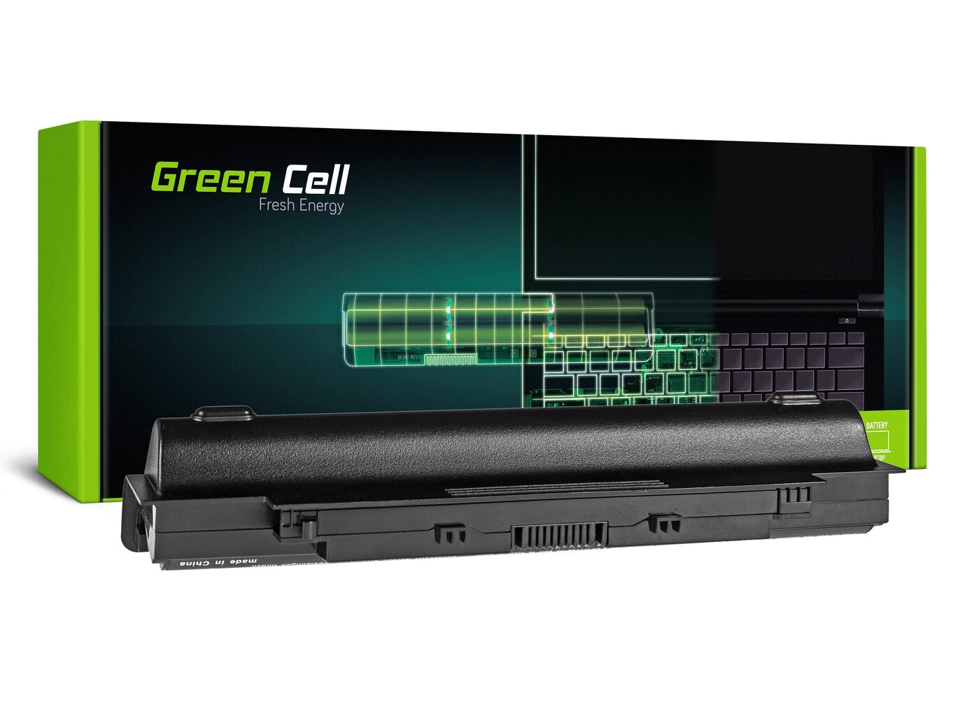 Green Cell Laptop Battery for Dell Inspiron 15 N5010 15R N5010 N5010 N5110 14R N5110 3550 Vostro 3550 kaina ir informacija | Akumuliatoriai nešiojamiems kompiuteriams | pigu.lt