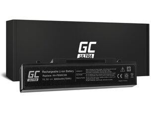 Green Cell ULTRA Laptop Battery AA-PB9NC6B AA-PB9NS6B for Samsung RV511 R519 R522 R530 R540 R580 R620 R719 R780 6800mAh kaina ir informacija | Akumuliatoriai nešiojamiems kompiuteriams | pigu.lt