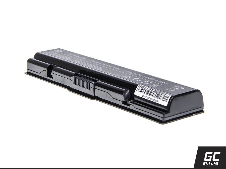 Green Cell Ultra Laptop Battery for Toshiba Satellite A200 A300 A500 L200 L300 L500 6800mAh kaina ir informacija | Akumuliatoriai nešiojamiems kompiuteriams | pigu.lt