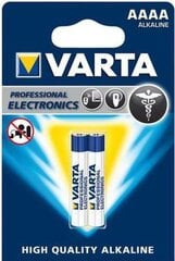 VARTA Professional Electronics AAAA elementai, 2 vnt. kaina ir informacija | varta Kompiuterinė technika | pigu.lt