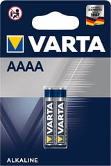 VARTA Professional Electronics AAAA батарейки, 2 шт. цена и информация | varta Сантехника, ремонт, вентиляция | pigu.lt