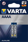 VARTA Professional Electronics AAAA elementai, 2 vnt. цена и информация | Elementai | pigu.lt