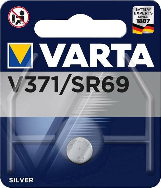 Varta sidabro oksido baterija V371 kaina ir informacija | Elementai | pigu.lt