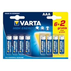 Varta LR6 AA 1,5V elementai, 8 vnt. kaina ir informacija | Elementai | pigu.lt