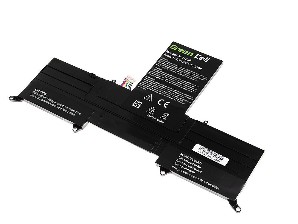 Green Cell Laptop Battery for Acer Aspire S3 kaina ir informacija | Akumuliatoriai nešiojamiems kompiuteriams | pigu.lt