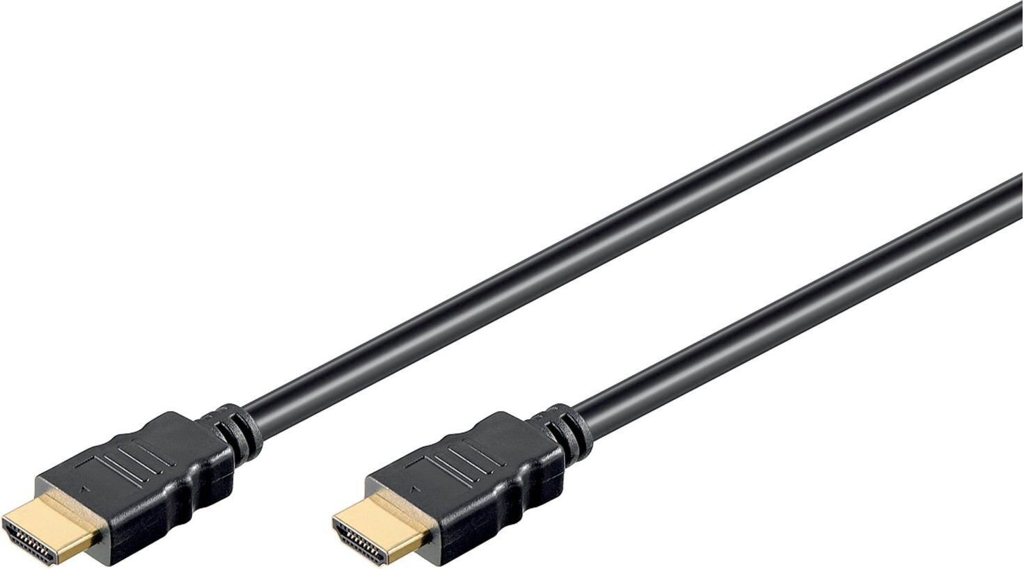 Goobay 51818 HDMI - HDMI laidas 1 m kaina ir informacija | Kabeliai ir laidai | pigu.lt