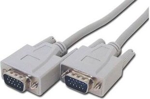 Kabel D-Sub (VGA) - D-Sub (VGA) 3m biały kaina ir informacija | Kabeliai ir laidai | pigu.lt