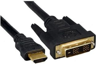 HDMI - DVI-D 2m kaina ir informacija | Kabeliai ir laidai | pigu.lt