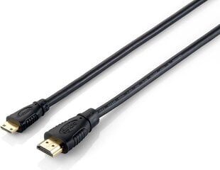 Equip 119306, HDMI/Mini HDMI, 1 м цена и информация | Кабели и провода | pigu.lt