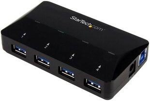 StarTech ST53004U1C цена и информация | Адаптеры, USB-разветвители | pigu.lt