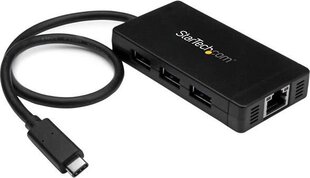 StarTech HB30C3A1GE kaina ir informacija | Adapteriai, USB šakotuvai | pigu.lt