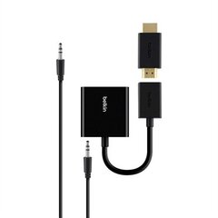 Belkin B2B137-BLK, HDMI, 15 cm kaina ir informacija | Kabeliai ir laidai | pigu.lt