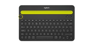 Belaidė klaviatūra Logitech K480 (DE) Multi-Device, juoda kaina ir informacija | Klaviatūros | pigu.lt