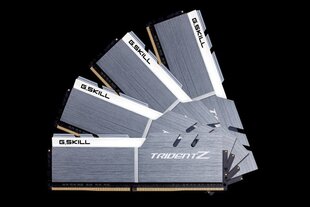 G.Skill TridentZ DDR4, 4x8GB, 3200MHz, CL14 (F4-3200C14Q-32GTZSW) kaina ir informacija | Operatyvioji atmintis (RAM) | pigu.lt