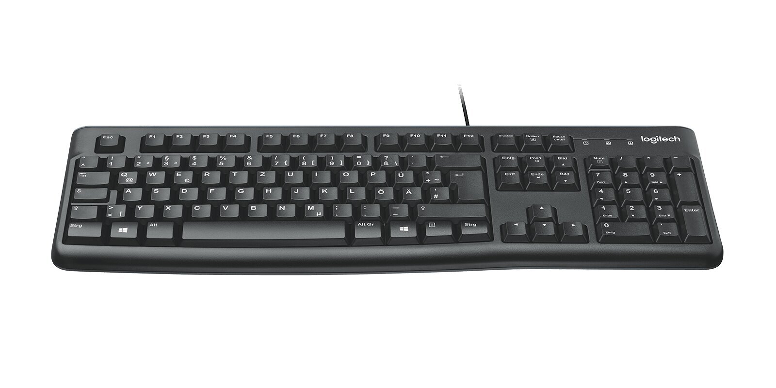 Logitech K120DE цена и информация | Klaviatūros | pigu.lt