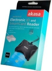 Akasa AK-CR-03BK цена и информация | Адаптеры, USB-разветвители | pigu.lt