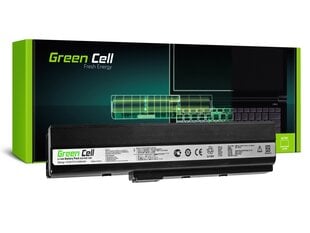 Green Cell Laptop Battery for Asus K52 K52J K52F K52JC K52JR kaina ir informacija | Akumuliatoriai nešiojamiems kompiuteriams | pigu.lt