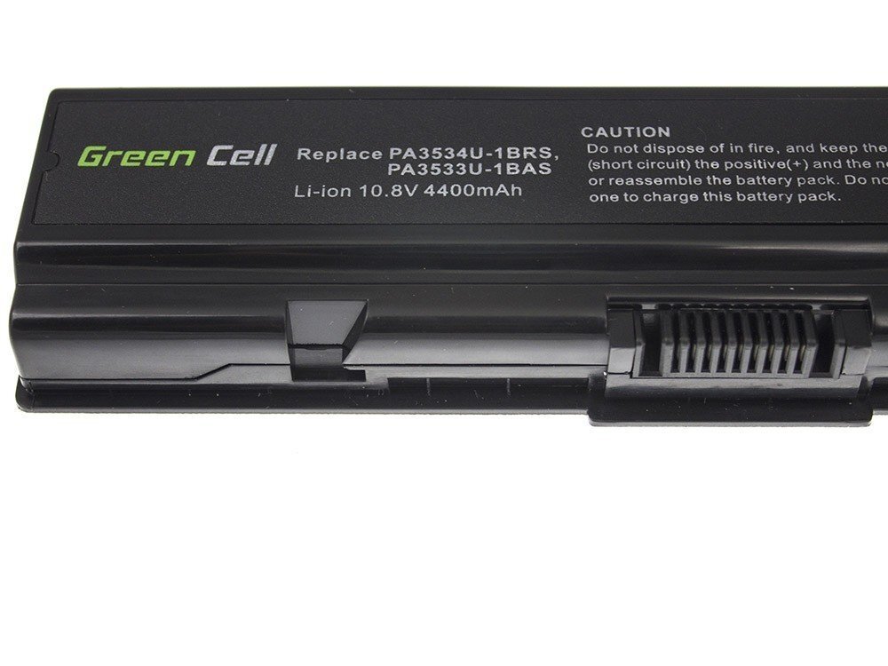 Green Cell Laptop Battery for Toshiba Satellite A200 A300 A500 L200 L300 L500 kaina ir informacija | Akumuliatoriai nešiojamiems kompiuteriams | pigu.lt