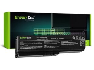 Green Cell Laptop Battery for Toshiba Satellite C650 C650D C660 C660D L650D L655 L750 kaina ir informacija | Akumuliatoriai nešiojamiems kompiuteriams | pigu.lt