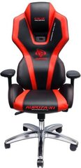 Žaidimų kėdė E-Blue Auroza, juoda/raudona kaina ir informacija | Biuro kėdės | pigu.lt