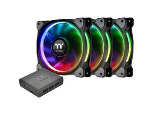 Thermaltake Riing x3 CL-F049-PL12SW-A kaina ir informacija | Kompiuterių ventiliatoriai | pigu.lt