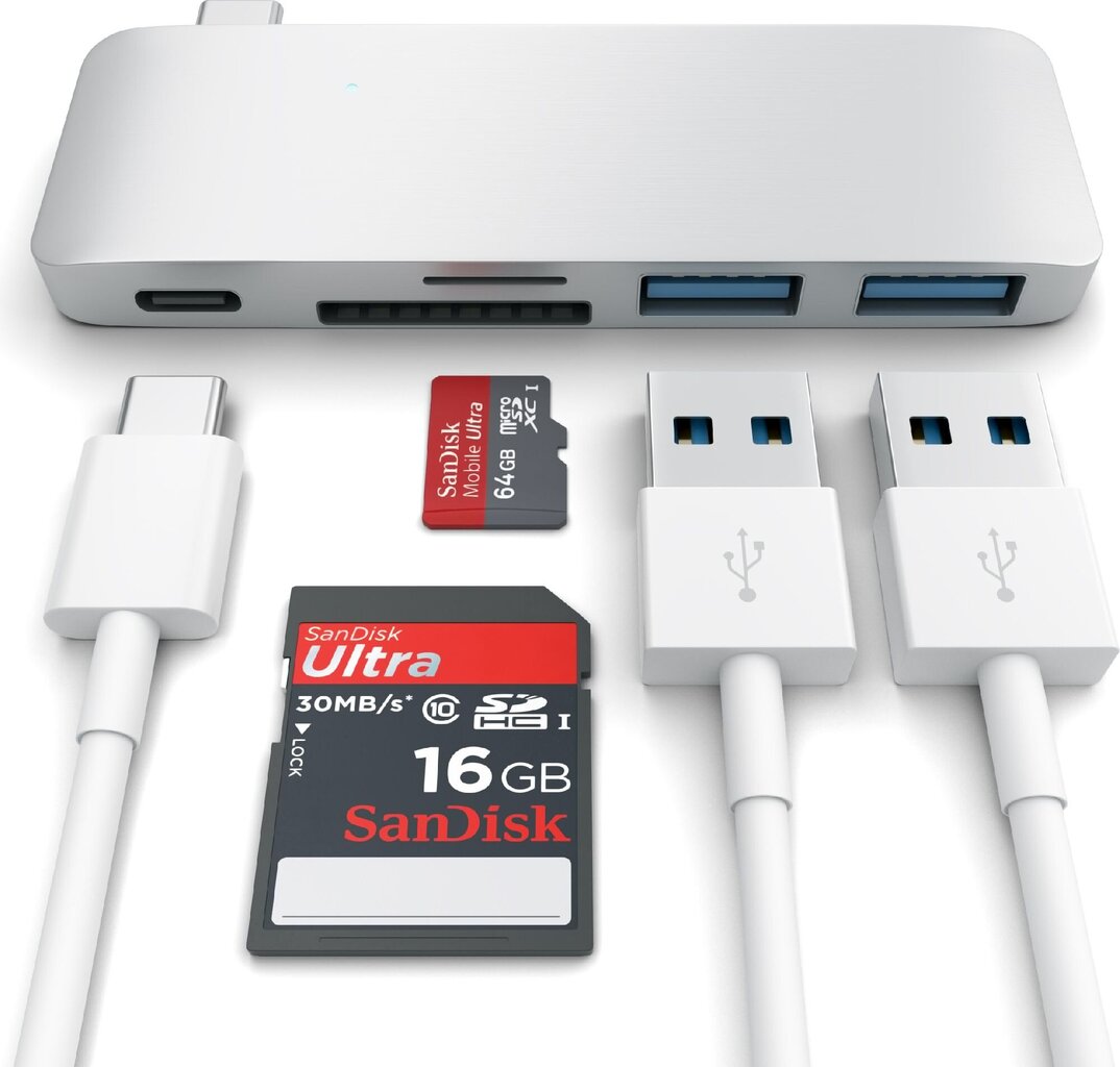 Satechi ST-TCUPS kaina ir informacija | Adapteriai, USB šakotuvai | pigu.lt