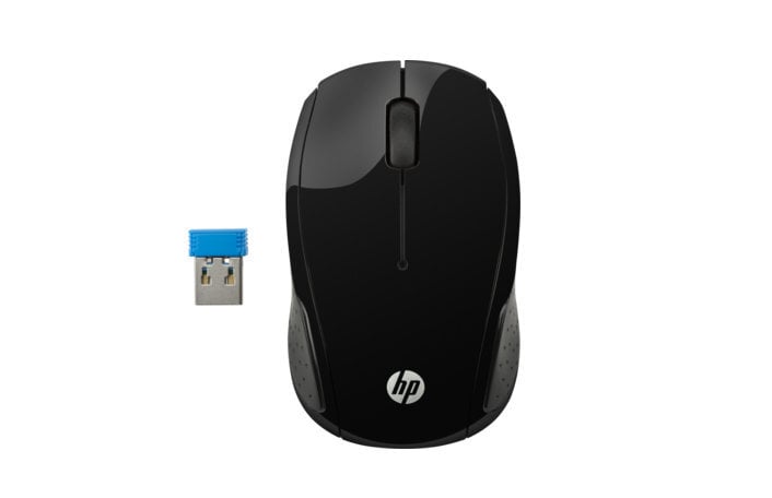 HP 200, juoda цена и информация | Pelės | pigu.lt