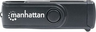 Устройство считывания карт памяти Manhattan 24-в-1 SD/MicroSD/MMC USB 3.0. цена и информация | Адаптеры, USB-разветвители | pigu.lt