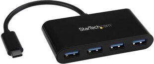 StarTech HB30C4AB kaina ir informacija | Adapteriai, USB šakotuvai | pigu.lt