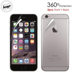 Beeyo Full Body Screen protector skirtas iPhone 6 Plus/6S Plus Blizgus, Priekiui+Galui kaina ir informacija | Apsauginės plėvelės telefonams | pigu.lt