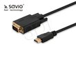 Savio SAVKABELCL-103, HDMI/VGA цена и информация | Kabeliai ir laidai | pigu.lt