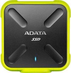 ADATA External SSD SD700 1000 ГБ, USB 3.1, желтый/черный цена и информация | Жёсткие диски (SSD, HDD) | pigu.lt