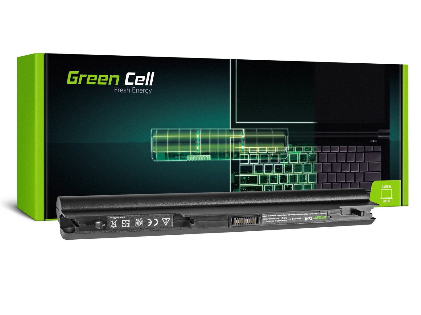 Green Cell Laptop Battery for Asus K56 K56C K56CA K56CB K56CM K56CM K56V S56 S405 kaina ir informacija | Akumuliatoriai nešiojamiems kompiuteriams | pigu.lt