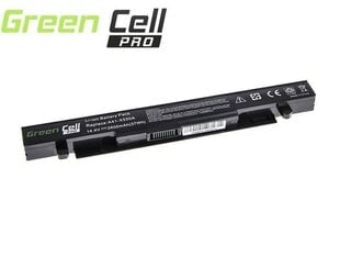 Green Cell PRO Laptop Battery A41-X550A for A450 A550 R510 R510CA X550 X550CA X550CC X550VC 2600mAh цена и информация | Аккумуляторы для ноутбуков	 | pigu.lt