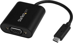 StarTech CDP2VGASA USB-C - VGA kaina ir informacija | Adapteriai, USB šakotuvai | pigu.lt