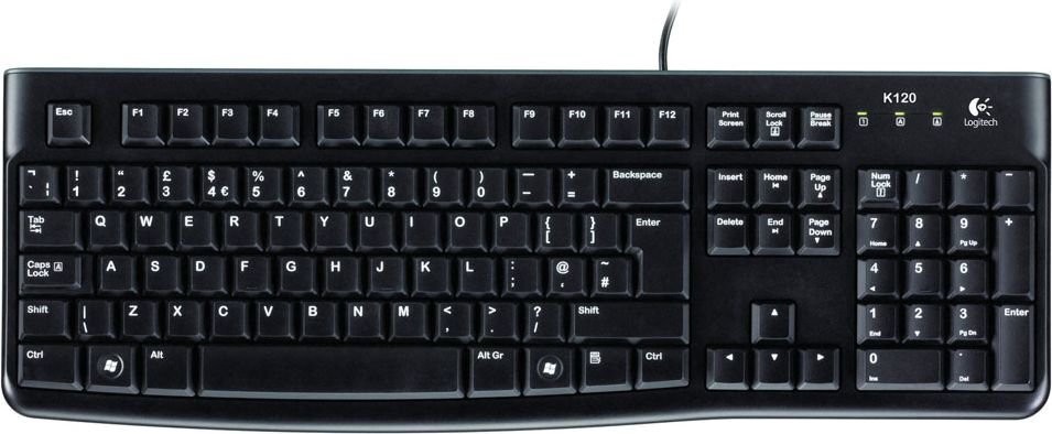 Logitech K120 kaina ir informacija | Klaviatūros | pigu.lt