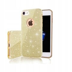TelForceOne Glitter 3in1, iPhone 6/6s gold kaina ir informacija | Telefono dėklai | pigu.lt