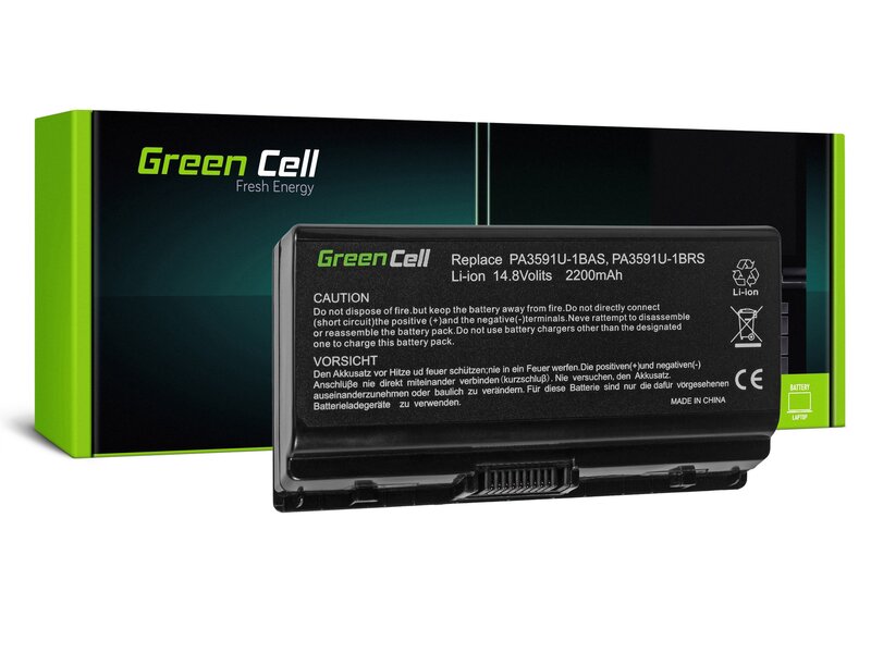 Green Cell Laptop Battery for Toshiba Satellite L40 L45 L401 L402 kaina ir informacija | Akumuliatoriai nešiojamiems kompiuteriams | pigu.lt