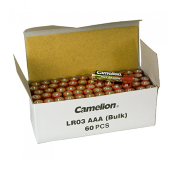 Elementai Camelion Alkaline AAA LR03, 60vnt. kaina ir informacija | Elementai | pigu.lt