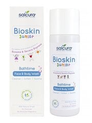 Средство для мытья лица и тела для детей Salcura Bioskin Junior, 200 мл цена и информация | Косметика для мам и детей | pigu.lt