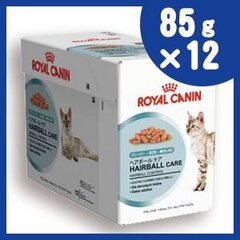 Konservai katėms Royal Canin HAIRBALL CARE, 12x85g kaina ir informacija | Konservai katėms | pigu.lt