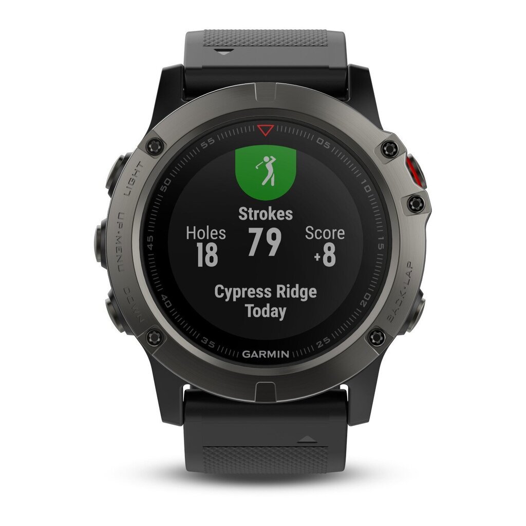 Garmin Fenix 5x Slate Gray kaina ir informacija | Išmanieji laikrodžiai (smartwatch) | pigu.lt