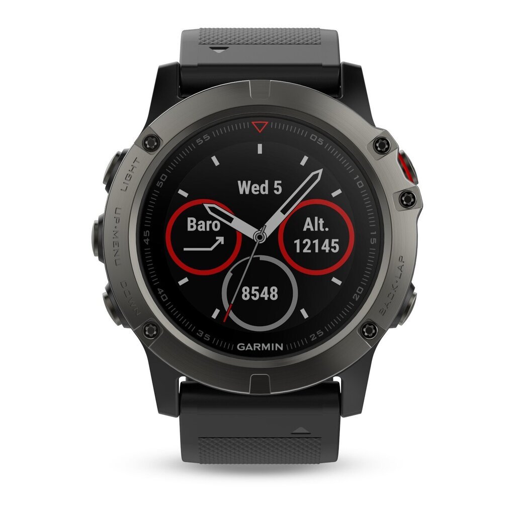 Garmin fēnix® 5X Slate Gray Sapphire/Black цена и информация | Išmanieji laikrodžiai (smartwatch) | pigu.lt