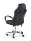 Biuro kėdė Halmar Scroll, juoda/raudona kaina ir informacija | Biuro kėdės | pigu.lt