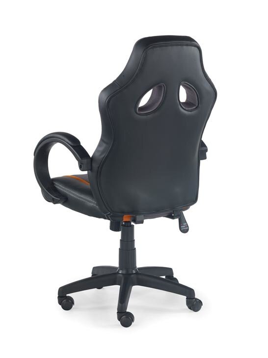 Biuro kėdė Halmar Radix, pilka/oranžinė kaina ir informacija | Biuro kėdės | pigu.lt