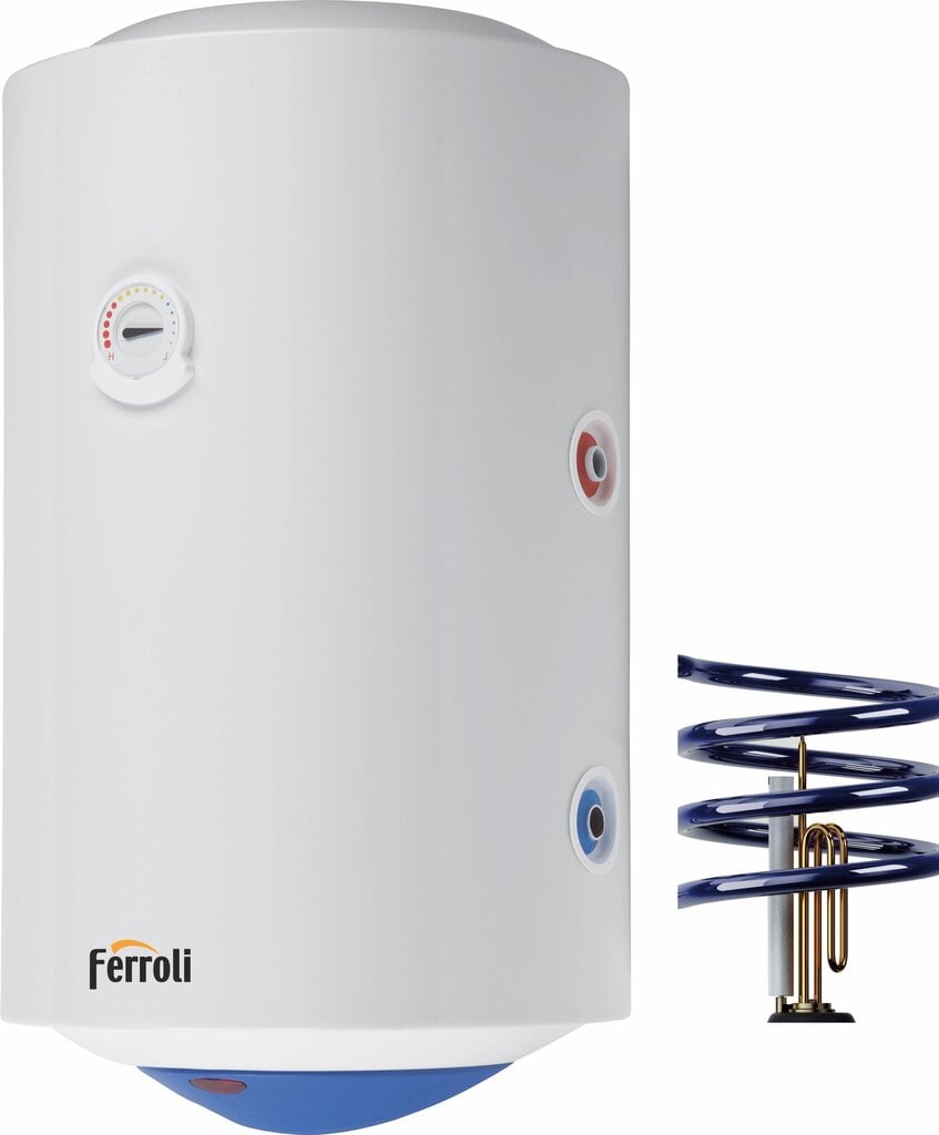 Kombinuotas vandens šildytuvas Ferroli CALYPSO MT 80, vertikalus kaina |  pigu.lt