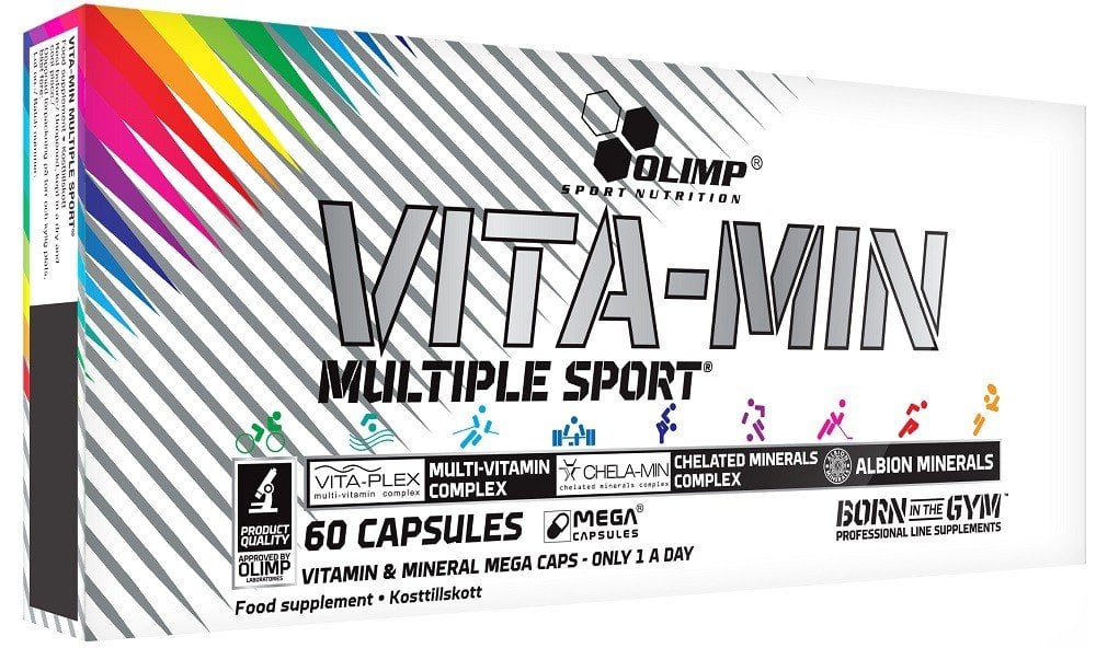Maisto papildas Olimp Vita-min Multiple Sports, 60 kaps. kaina | pigu.lt