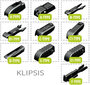 Valytuvas OXIMO Multitype, 400 mm цена и информация | Valytuvai | pigu.lt