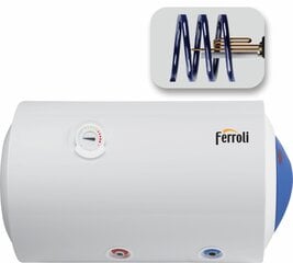 Комбинированный водонагреватель Ferroli CALYPSO MT 150, горизонтальный цена и информация | Водонагреватели | pigu.lt