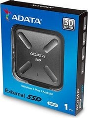 Adata SD700 1TB, Juoda kaina ir informacija | Išoriniai kietieji diskai (SSD, HDD) | pigu.lt